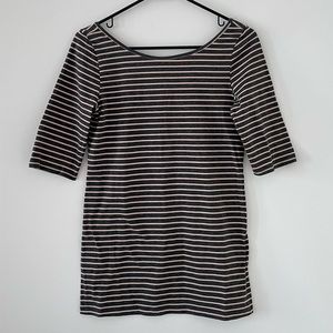 ARITZIA Striped 3/4 Sleeve Top